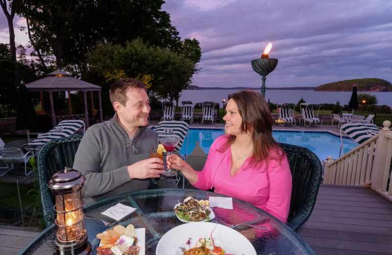 Dining at Balance Rock Inn.