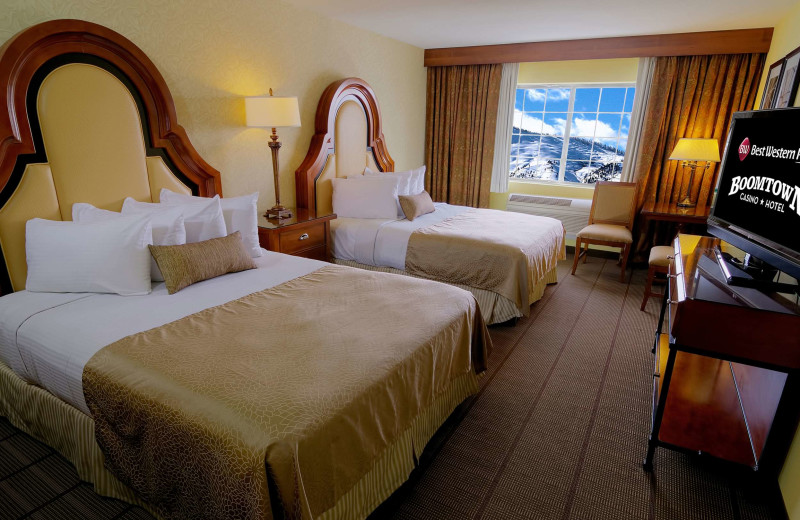 Guest room at Boomtown Casino and Hotel Reno.