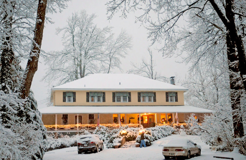 Winter at Orchard Inn and Cottages.