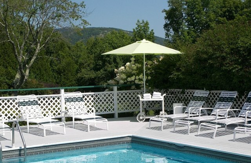 Outdoor pool at Cedar Crest Inn.