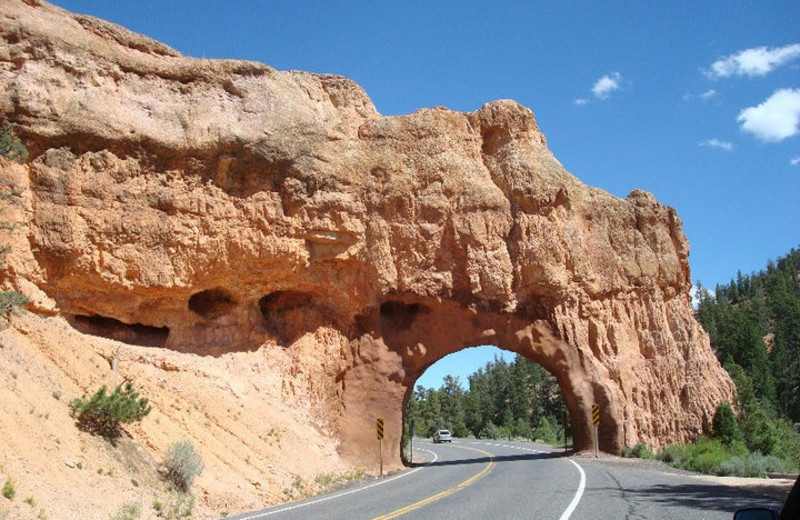 Red Canyon Tunnel near Bryce View Lodge.