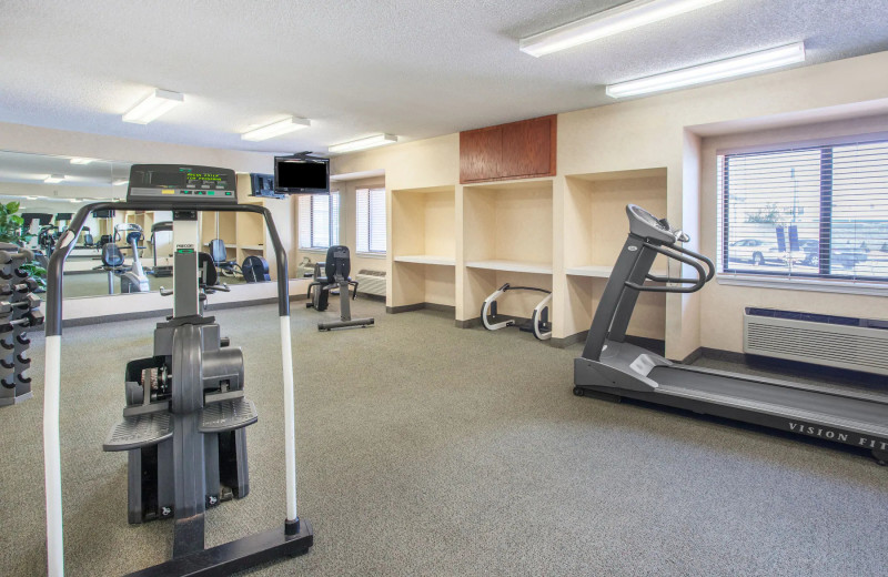 Fitness room at Baymont InnSuites Detroit Roseville.