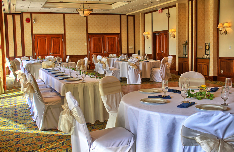 Wedding reception at Poets Cove Resort & Spa.