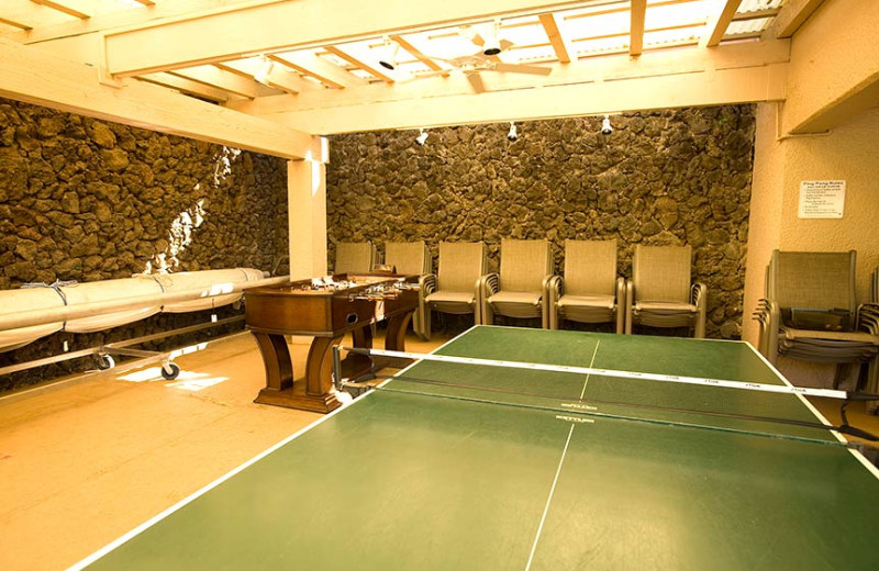 Game room at Kamole Sands.