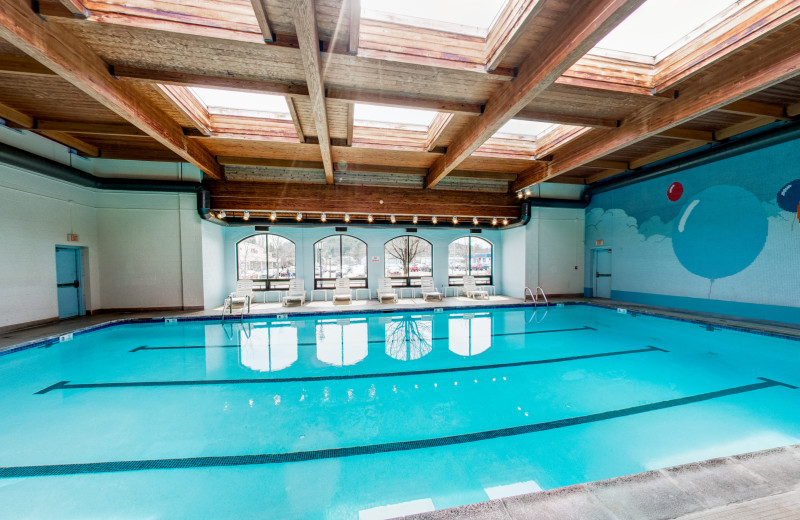 Indoor pool at Penn Wells Hotel & Lodge.