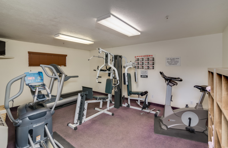 Fitness room at St. George Inn.