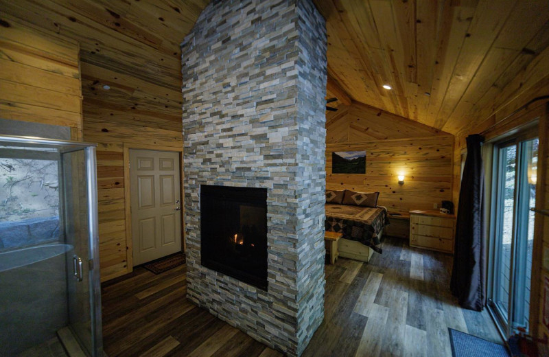 Cabin interior at Silver City Mountain Resort.