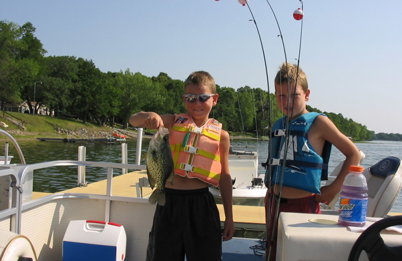 Fishing at Fisherman's Village Resort.