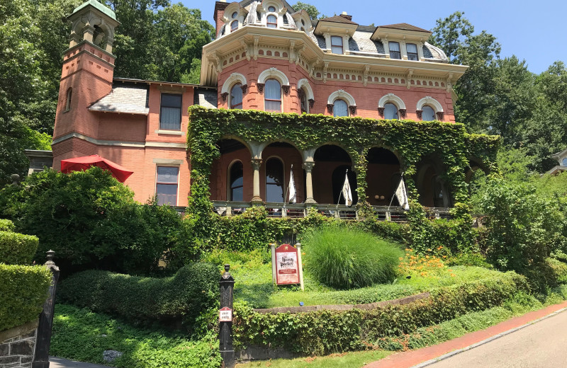 Exterior view of Harry Packer Mansion.