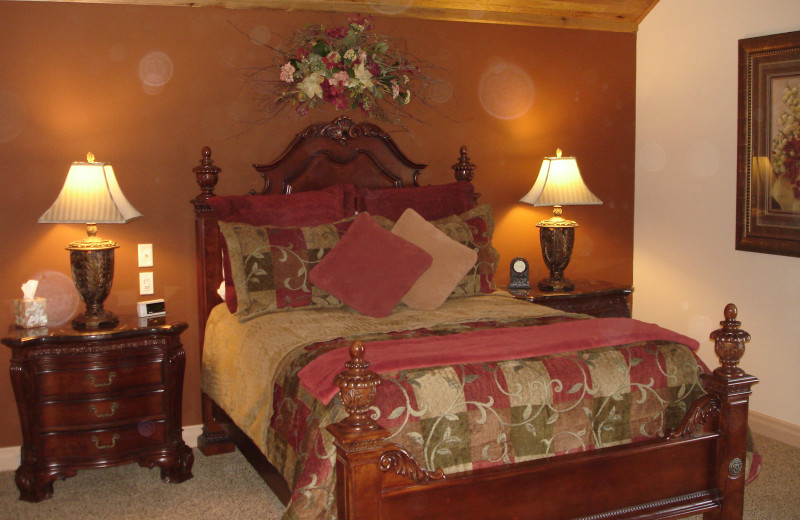 Guest room at Sill's Lakeshore Resort.