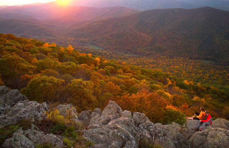 Fall colors at Wintergreen Resort.