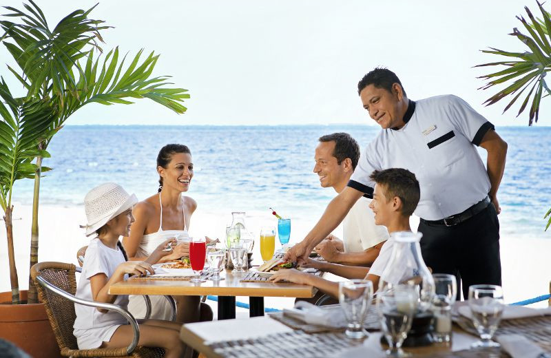 Family Dining at Barcelo Costa Cancun