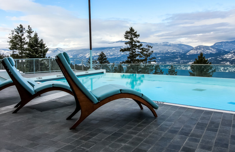 Outdoor pool at Sparkling Hill Resort.