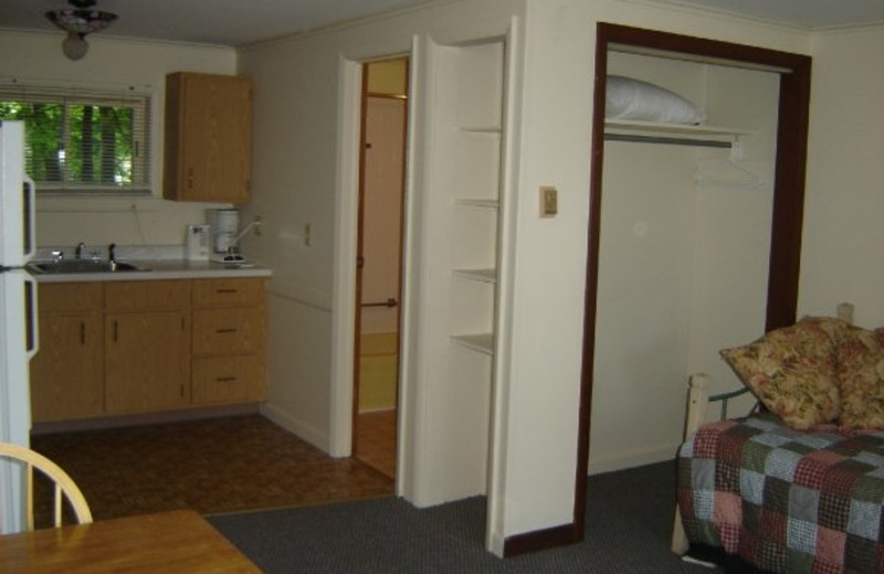 Guest room at Tea Island Resort.