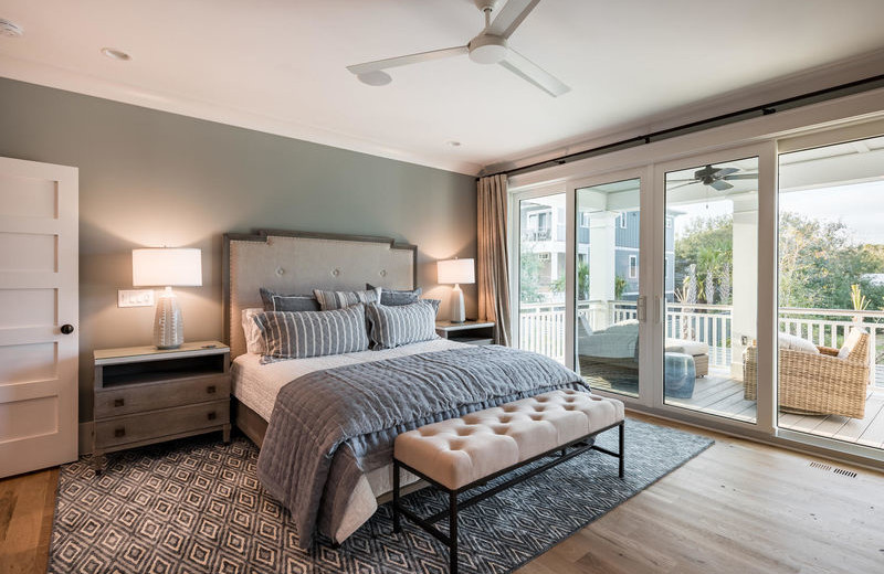 Rental bedroom at Exclusive Properties - Isle of Palms.