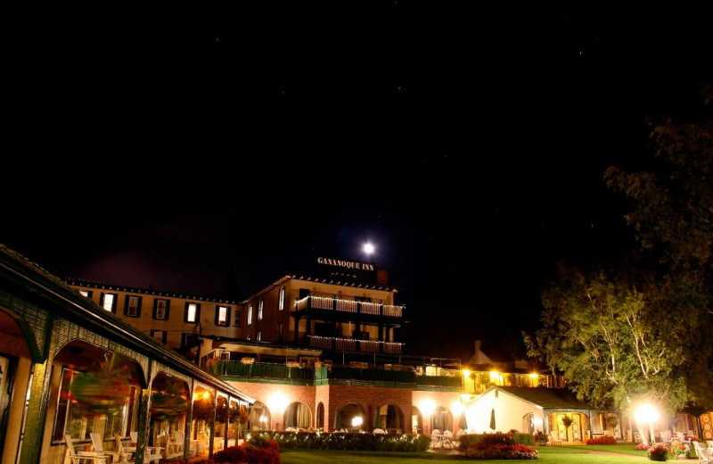 Exterior view of Gananoque Inn.