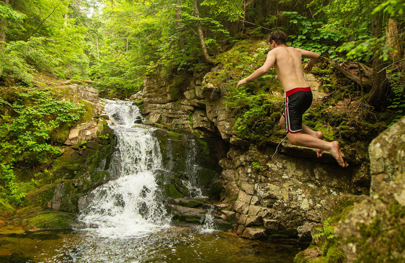 Waterfall at Waterville Valley.