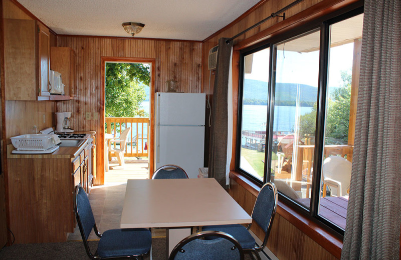 Guest kitchen at Flamingo Resort.