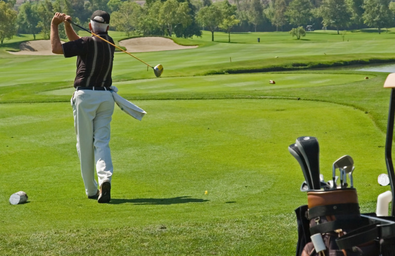 Golf course near Heidel House Resort.