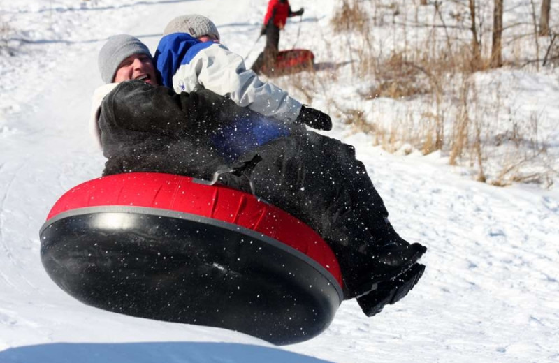 Snow tubing at Cedar Valley Resort.hh