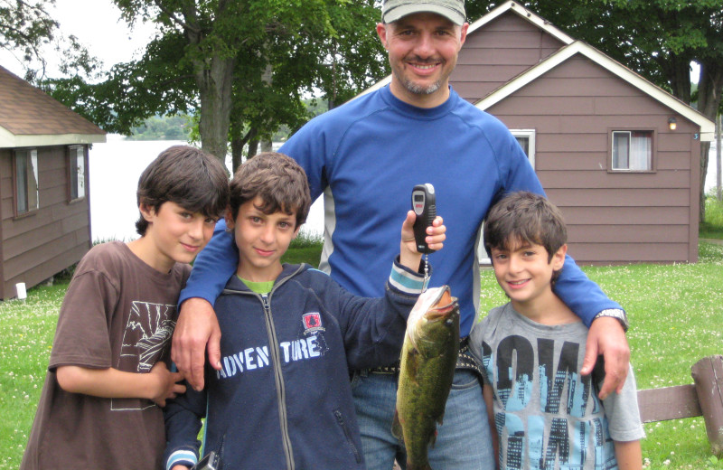 Fishing at Southview Cottages Resort.