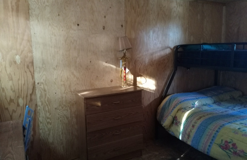 Cabin beds at Hungry Moose Bed and Breakfast.