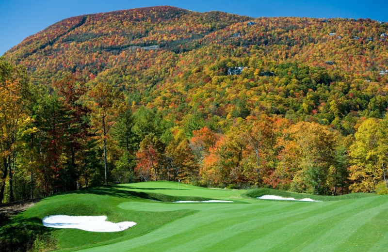 Golfing at The Greystone Inn.