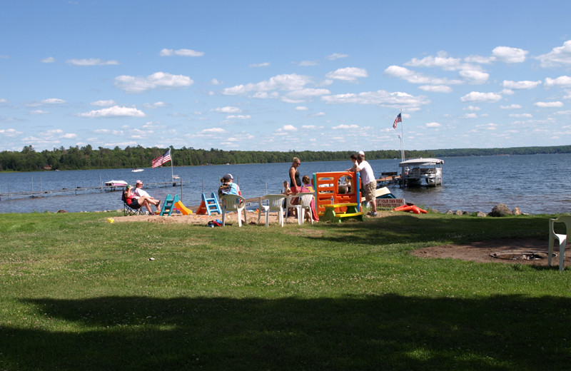 Beach at Wind Drift Resort.