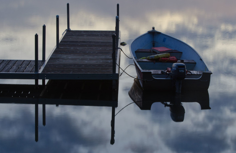 Dock at Anderson's Starlight Bay Resort.