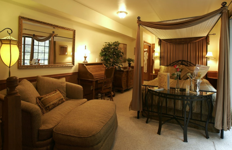 Guest room at Pearson's Pond Luxury Inn and Adventure Spa.