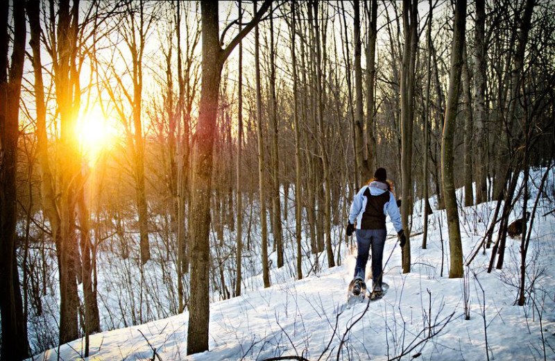 Skiing at Garnet Hill Lodge.