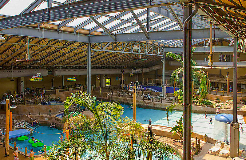 Indoor waterpark at Split Rock Resort & Golf Club.