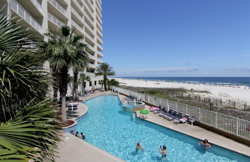 Rental poo at Alabama Coastal Properties.