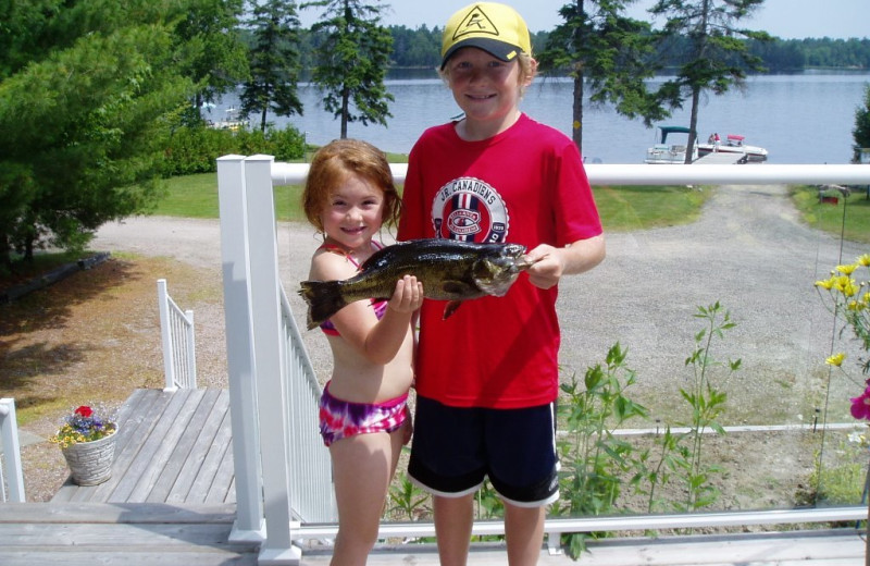 Fishing at Owls Nest Lodge.