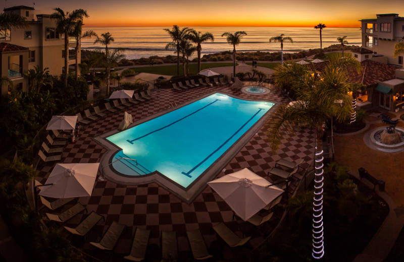 Outdoor pool at Dolphin Bay Resort & Spa.