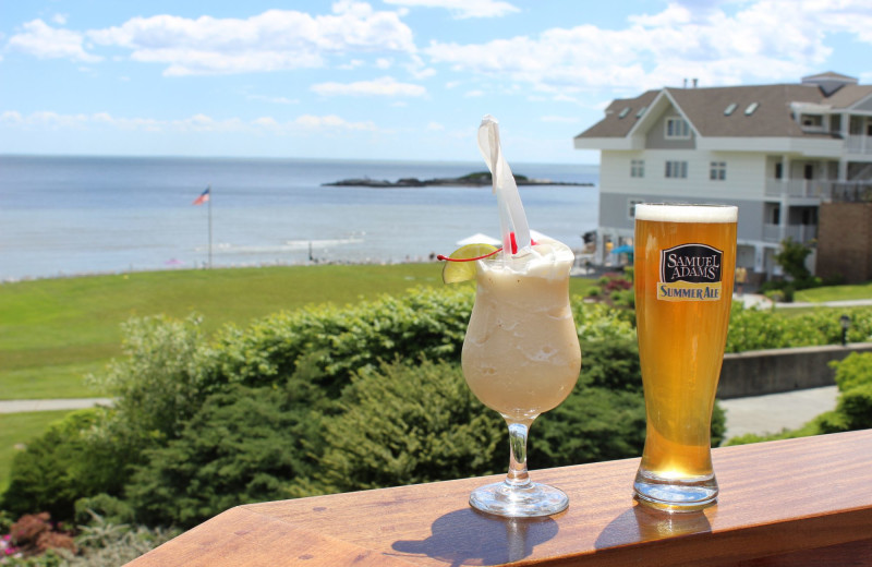 Drinks at Waters Edge Resort and Spa.