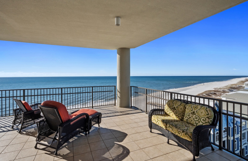 Rental balcony at Sunset Properties.