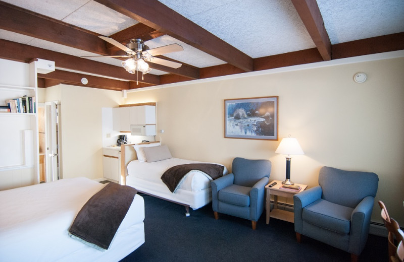 Guest room at Beachmere Inn.