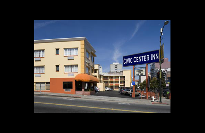 Exterior view of Civic Center Inn.