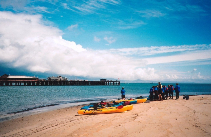 Beach near The Eagle Inn.