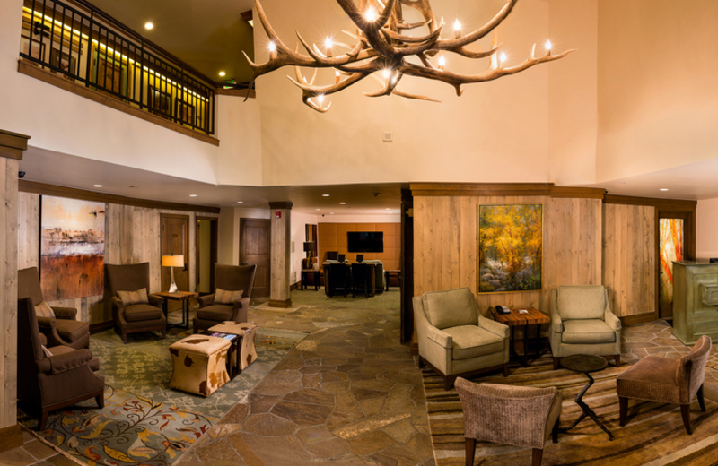 Lobby view at Vail Mountain Lodge & Spa.