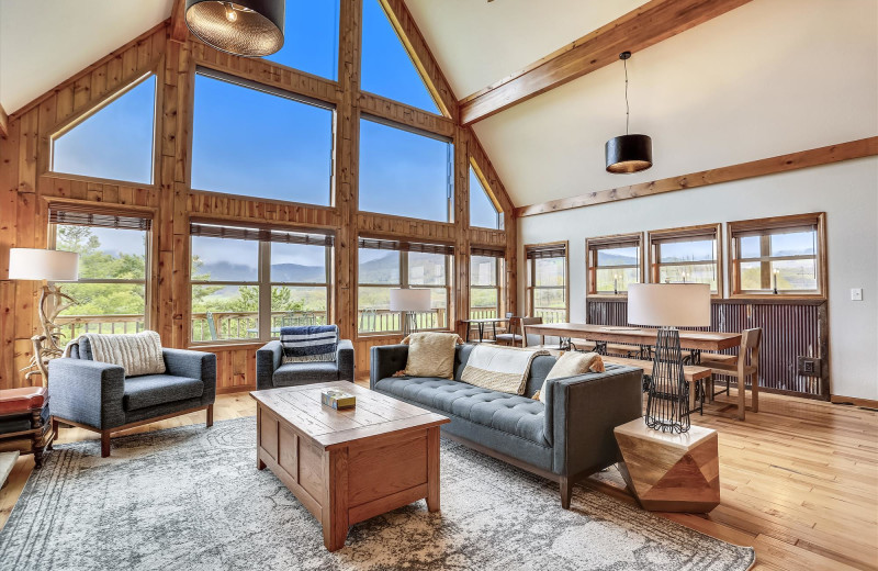 Rental living room at Best of Canaan.