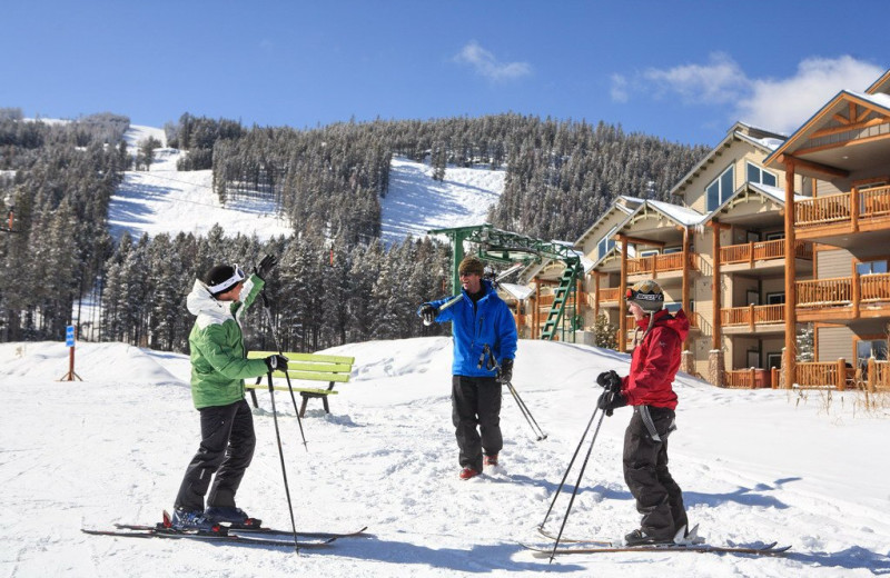 Skiing at Northstar Mountain Village Resort.