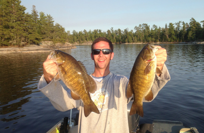 Fishing at Ballard's Black Island.