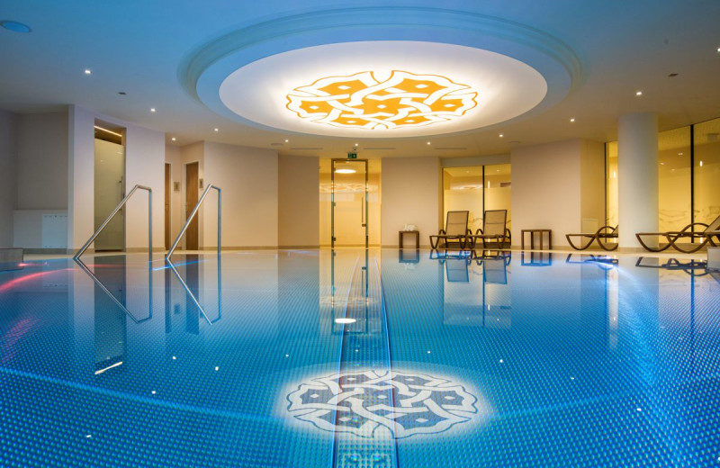 Indoor pool at Hotel Norica.