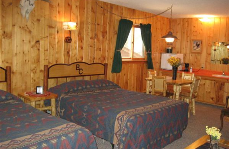 Cabin Interior at Bill Cody Ranch