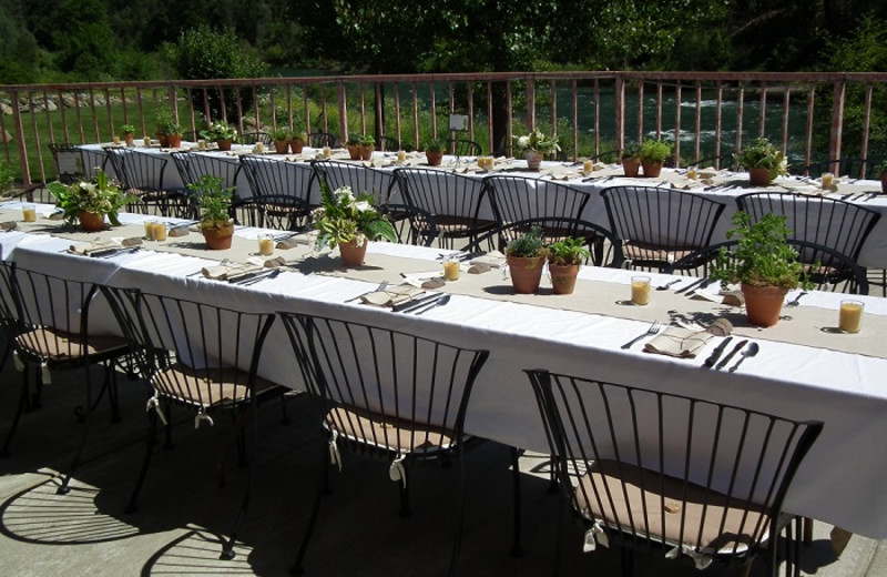 Wedding reception at Strawhouse Resorts.