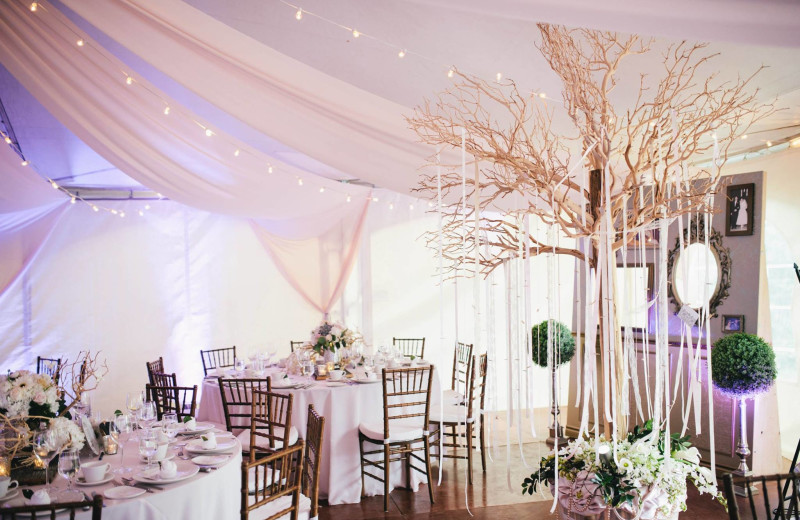 Wedding reception at Fiddler Lake Resort.