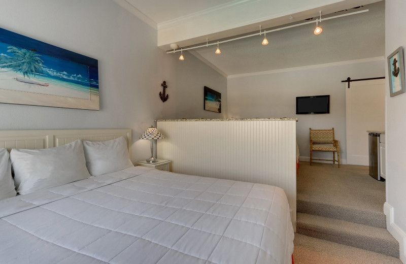Guest room at Palm Suites.