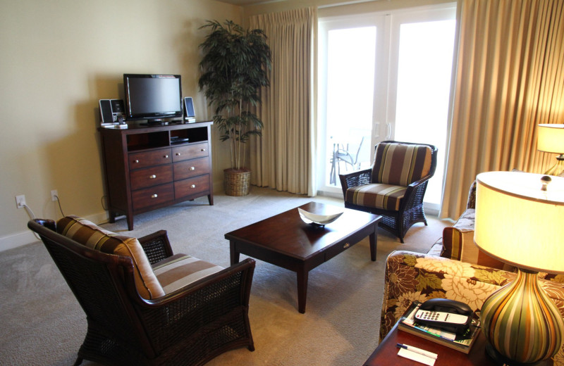 Living room at Laketown Wharf.
